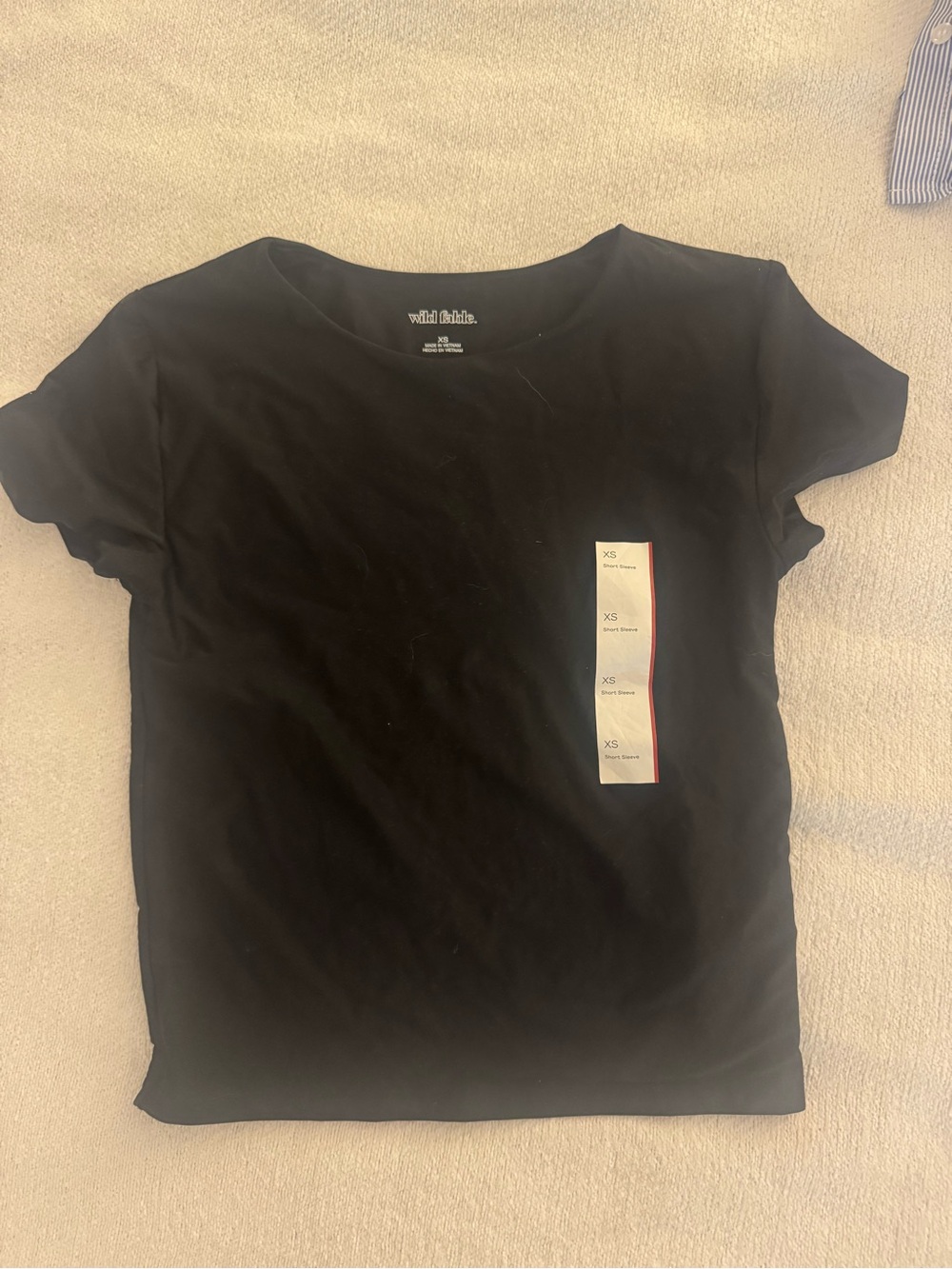 wild fable Kids' Black Short-Sleeve Crew Tee